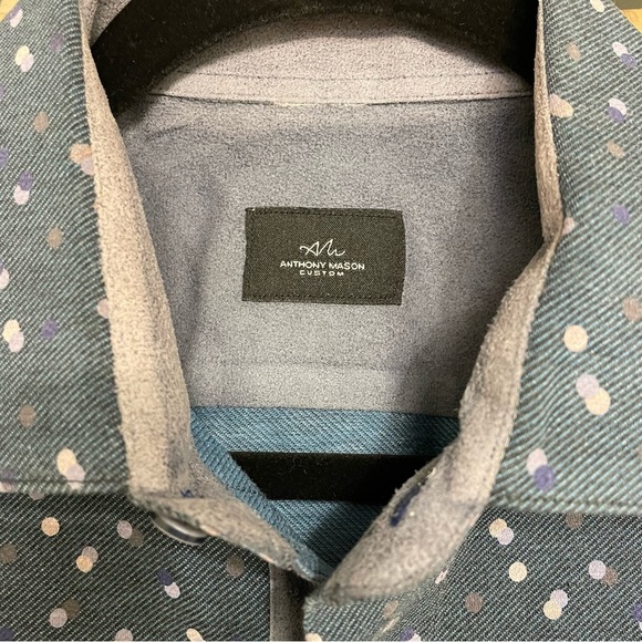 Men’s Anthony Mason Button down shirt / short sleeve - Picture 2 of 12
